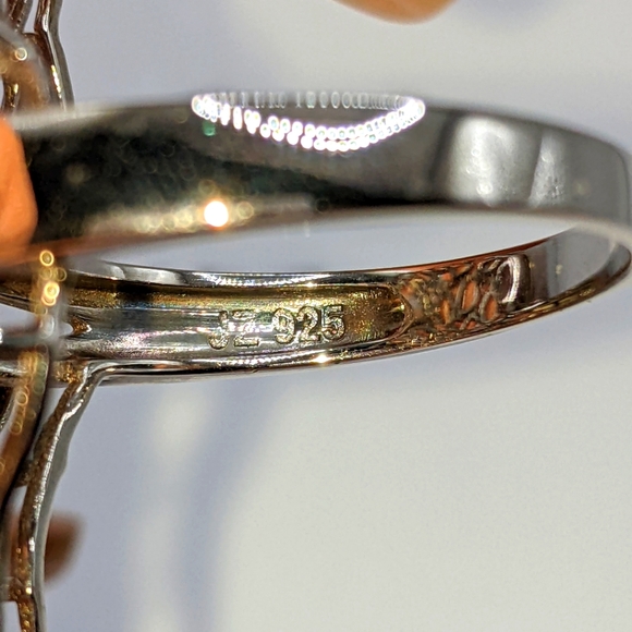 Aquamarine Gemstone Ring Sterling Silver - Picture 7 of 10